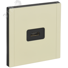 FORTE&PIANO Розетка HDMI FP840M металл слоновая кость IEK