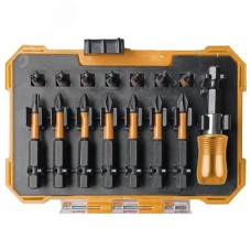 Набор торсионных бит Ударник 25/50, profi plus, 15 предметов