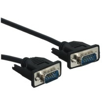 Кабель/ Кабель GoPower VGA (m)-VGA (m) 1,8м ПВХ черный Premium Zip-Lock c подвесом (1/100)