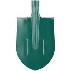 Лопата штыковая без черенка, с ребрами жесткости 190х350 мм