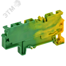 ARMAFIX Клемма пружинная CX4-3 PE 4мм2 трехконтактная заземляющая IEK