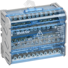 TEKFOR Шины на DIN-рейку (кросс-модуль) ШНК 4х11 3L+PEN IEK