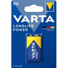 Батарейка Крона/ Батарейка Varta LONGLIFE POWER (HIGH ENERGY) Крона 6LR61 BL1 Alkaline 9V (4922) (1/10/50) (1 шт.)