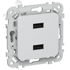 FLITE Розетка USB A+A 3,1А РЮ-2-ФлЖ жемчуг IEK