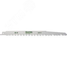 Полотно ''INDUSTRIE QUALITAT'', S1531L, для эл/ножовки, Cr-V, по дереву, шаг 5-6,5мм, 280мм