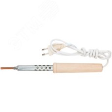 Паяльник 220 В, деревянная ручка 40 Вт