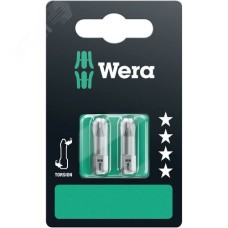 Бита торсионная 851/1 TZ PH SB вязкая твердость хвостовик 1/4 C 6.3 2 шт PH 3X25 мм с держателем-еврослот