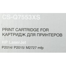 -/ Картридж лазерный Cactus CS-Q7553XS Q7553X черный (7000стр.) для HP P2014/P2015/M2727