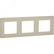 Рамка 3-местная слоновая кость INSPIRIA