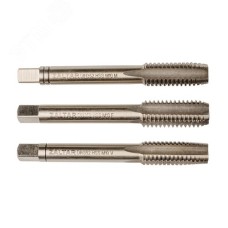 Набор метчиков ручных HSS DIN 352, 3 предмета, N 1,N 2, N 3, M10 x 1,5