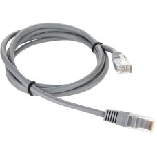 Патчкорд/ Патчкорд литой "Telecom" UTP кат.5е 1,5м серый