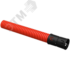 ELASTA Труба гофрированная двустенная ПНД d=40мм красная (25м) IEK