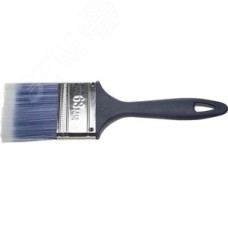 Кисть плоская ''АКВА-МАСТЕР'' ''КП-13'', искусственная щетина, пластмассовая ручка, 63мм