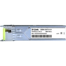 Трансивер/ 330T/10KM WDM SFP Transceiver, 1000Base-BX-D, Simplex LC, TX: 1550nm, RX: 1310nm, Single-mode, 10KM