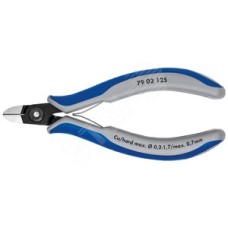 Прецизионные кусачки боковые для электроники вороненые 125 мм