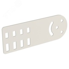 Пластина шарнирная H80 мм RAL 9016