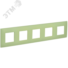 SKANDY Рамка 5-местная SK-F05M мятный IEK