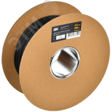 Оплетка кабельная 3-5мм полиэстер 200м черная IEK