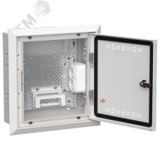 TITAN 5 Корпус мультимедиа ЩРв-12 (1х12) 380х365х130мм IP30 белый IEK