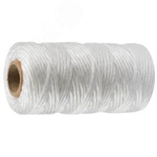 Шпагат многоцелевой полипропиленовый, белый, d=1,8 мм, 60 м, 50 кгс, 1,2 ктекс