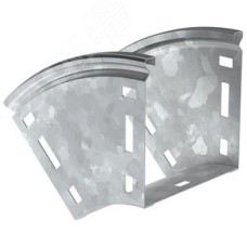 Поворот плавный 45 градусов тип В20 ESCA 80х80 мм HDZ