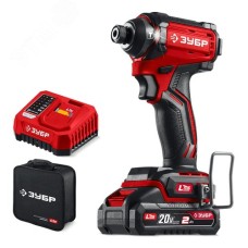 Винтоверт бесщеточный ударный 20 В, 180 Н·м, 1 АКБ LMS 2 А·ч, сумка