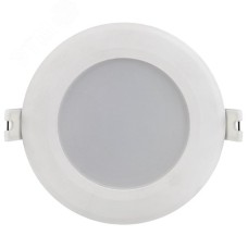 Светильник декоративный светодиодный LED встраиваемый ДВО 1712 белый круг 7Вт 4000К IP40