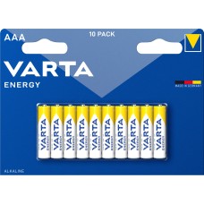 Батарейка AAA/ Батарейка Varta ENERGY LR03 AAA BL10 Alkaline 1.5V (4103) (10/200) (10 шт.)