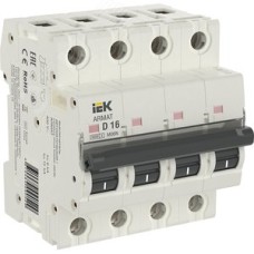 Выключатель автоматический четырехполюсный D 16А M06N