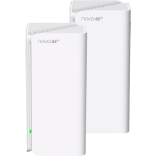 Точка доступа/ Tenda MX21 Pro (2-pack) Трехдиапазонная гигабитная Wi-Fi Mesh система AXE5700, 2,4/5/6 ГГц, до 5665 Мбит/с, 3x1Гбит/с, 7 встроенных антенн