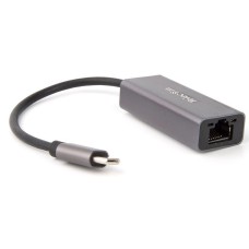 Кабель-переходник/ Кабель-переходник USB 3.1 Type-C -->RJ-45 1000Mbps Ethernet, Aluminum Shell, 0.15м Telecom <TU320M>