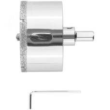 Коронка кольцевая по керамограниту, камню и кафелю алмазная с центровочным сверлом 68х67 мм