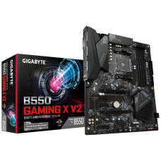 Материнская плата/ MB GIGABYTE AMD B550 sAM4, 4xDDR4(128GB), DVI-D/HDMI 2.1, 1xPCIe 4.0x16, 1xPCIe 3.0x16, 3xPCIe 3.0, 1xLAN, 4xSATA 6Gb/s, 2xM.2, 4xUSB 3.2, 2xUSB 2.0, 1xPS/2, ATX
