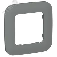 FLITE ARTISTIC Рамка 1-местная РУ-1-А-ФлМА мокрый асфальт IEK