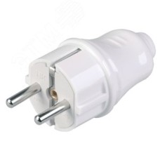 Евровилка прямая белая 16 А