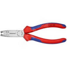 Клещи-стрипперы для популярных круглых проводов и проводов для сырых помещений (в частности NYM 5х25мм) зачистка: 15-25 мм рез: проволока средней твёрдости 31 мм твёрдая проволока 2 мм кабель 10 мм (16 мм) L-165 мм чёрные 2-компонентные рукоятки