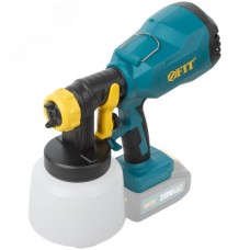 Распылитель Акк. 20 В, 1,8 / 2,5 мм, 1000 мл, 70 DIN/сек, 700 мл/мин, HVLP, коробка