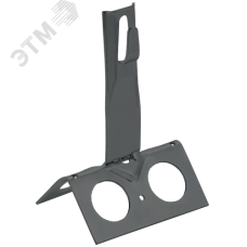 Держатель проводника круглого 6-8 мм для конька широкого h 100 мм оцинкованная сталь TD