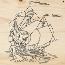 Доска для выжигания ''Каравелла''