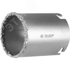 Коронка ''ЭКСПЕРТ'' c карбид-вольфрамовой крошкой, высота 55мм, 83мм