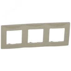 Рамка 3-местная светлая галька ETIKA