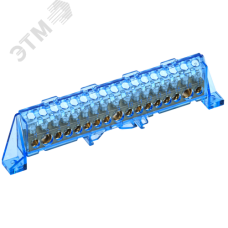 TEKFOR Шина N ноль в комбинированном DIN-изоляторе Стойка 8х12-17-С IEK
