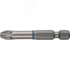 Биты ''ЭКСПЕРТ'' торсионные кованые, обточенные, хромомолибденовая сталь, тип хвостовика E 1/4'', PH3, 50мм, 2шт