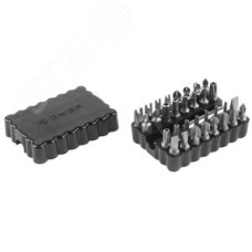 Набор бит специальные, с магнитным адаптером, хромованадиевая сталь, 33 предмета,