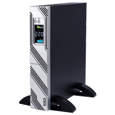 ИБП SRT-1500A, линейно-интерактивный, 1500ВА, 1350Вт, LCD, Rack/Tower, 8 розеток IEC320 C13 с резервным питанием, USB, RS-232, слот под SNMP карту, EPO, защита RJ45, ШхГхВ 428х563х84мм., вес 24кг./ UPS POWERCOM SRT-1500A, line-interactive, 1500VA, 1350W, 
