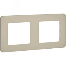 Рамка 2-местная слоновая кость INSPIRIA