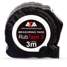 Рулетка RubTape 3 (сталь, с двумя СТОПами, 3 м)