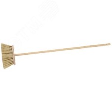 Метла с деревянной ручкой, ПЭТ, 120см, 24см