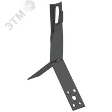 Держатель проводника круглого 6-8 мм для конька h 100 мм оцинкованная сталь TD