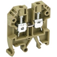 Клемма винтовая КВИ-4мм2 желтая